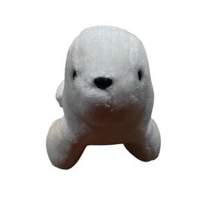 1987 Vintage Sea World 12” White Harp Seal Plush  Taiwan Stuffed Animal Toy